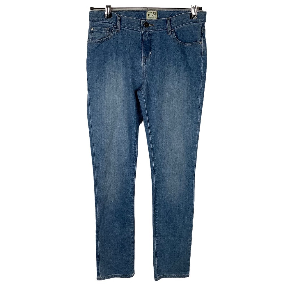 NWT Children's Place Girl Size 16 Skinny Stretch Medium Wash Denim Jeans